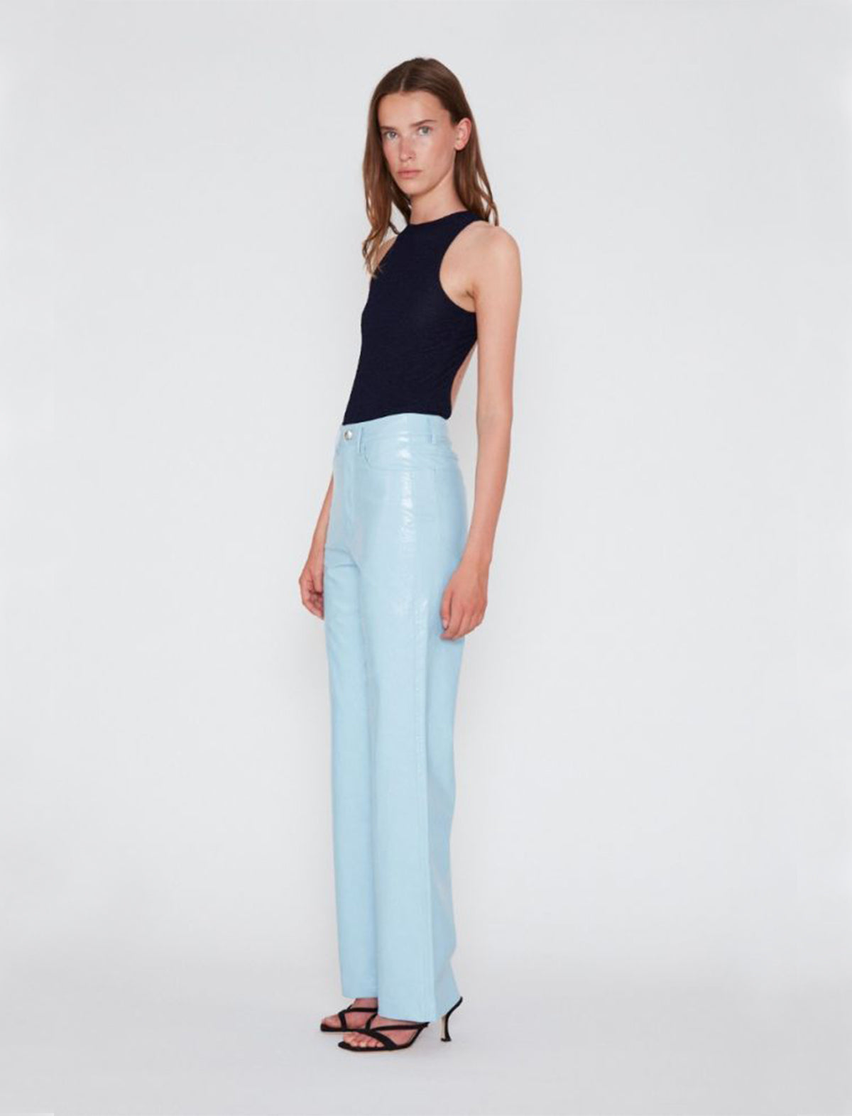 ROTATE Birger Christensen Rottie Pants in Sky Blue