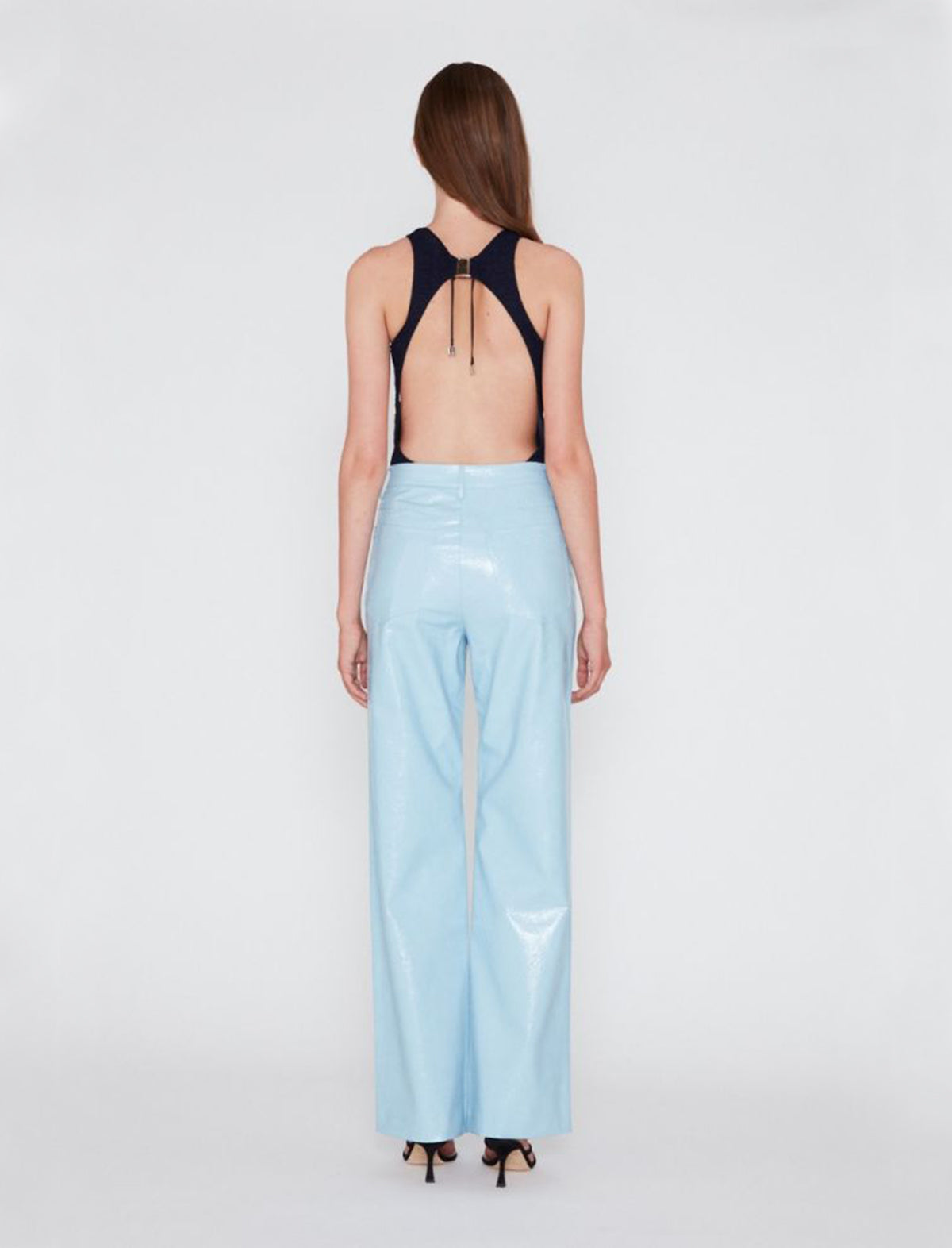 ROTATE Birger Christensen Rottie Pants in Sky Blue