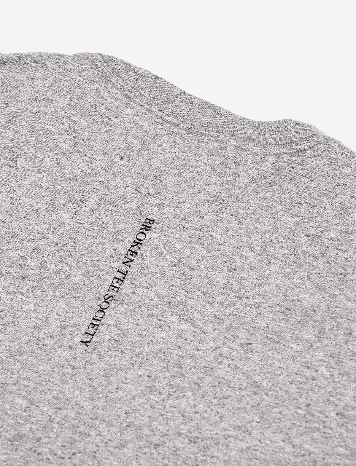 THE GOLFERS JOURNAL The Split T-Shirt in Grey