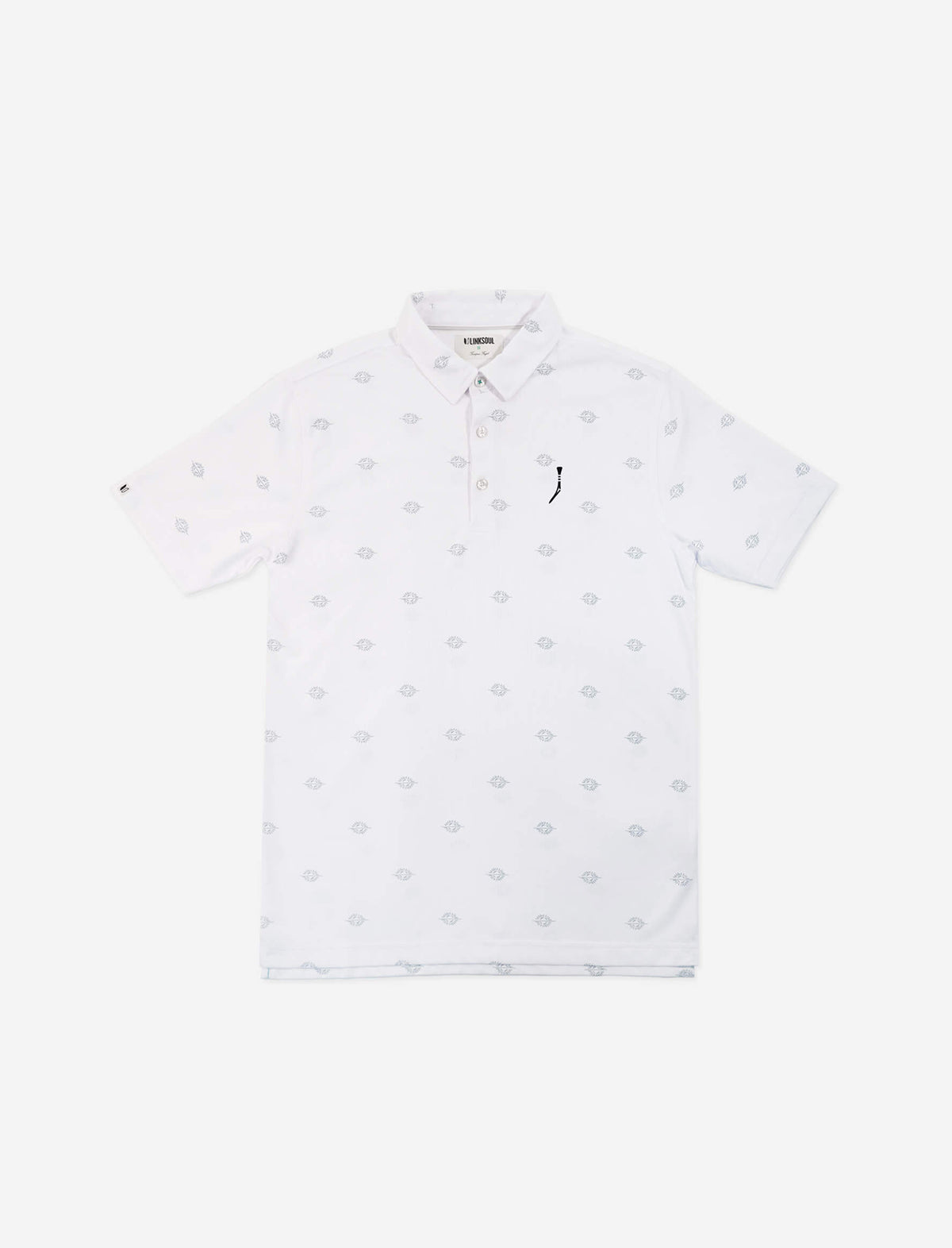 THE GOLFERS JOURNAL The Sunburst Polo Shirt in White