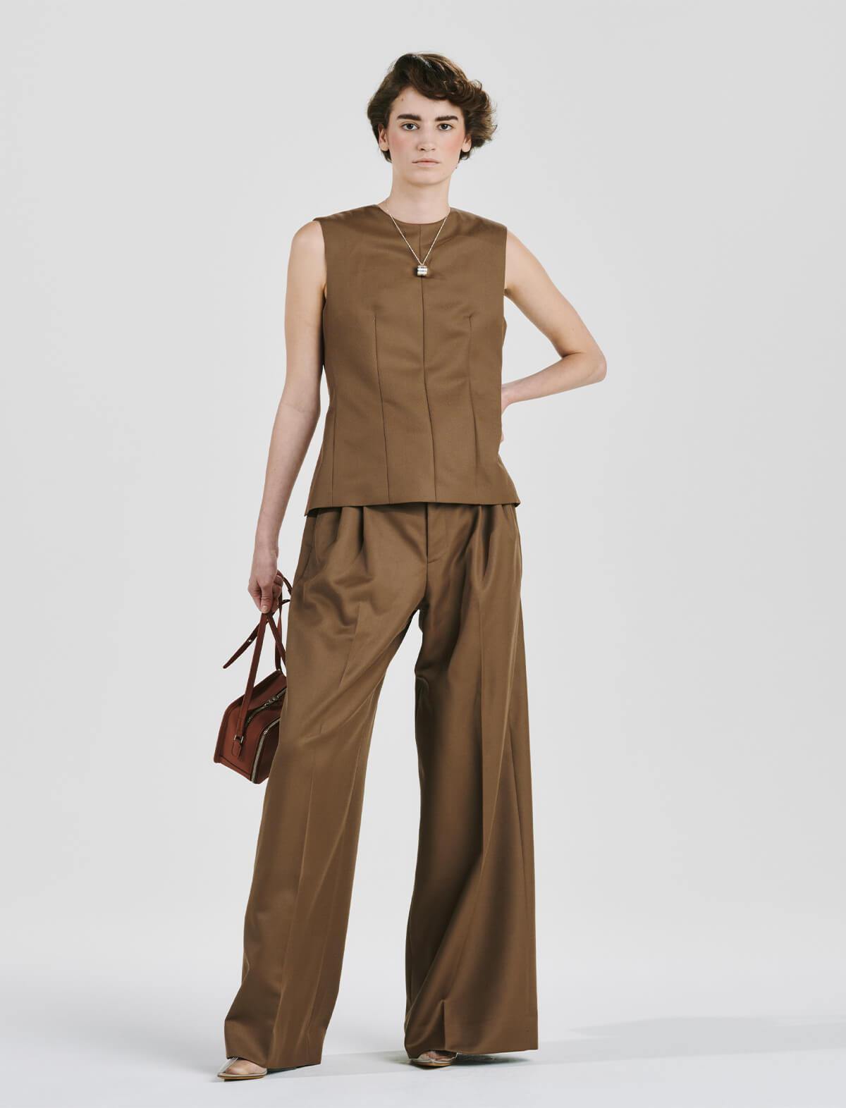 BEAUTIFUL PEOPLE Jumpsuit In Amber Brown | CLOSET Singapore