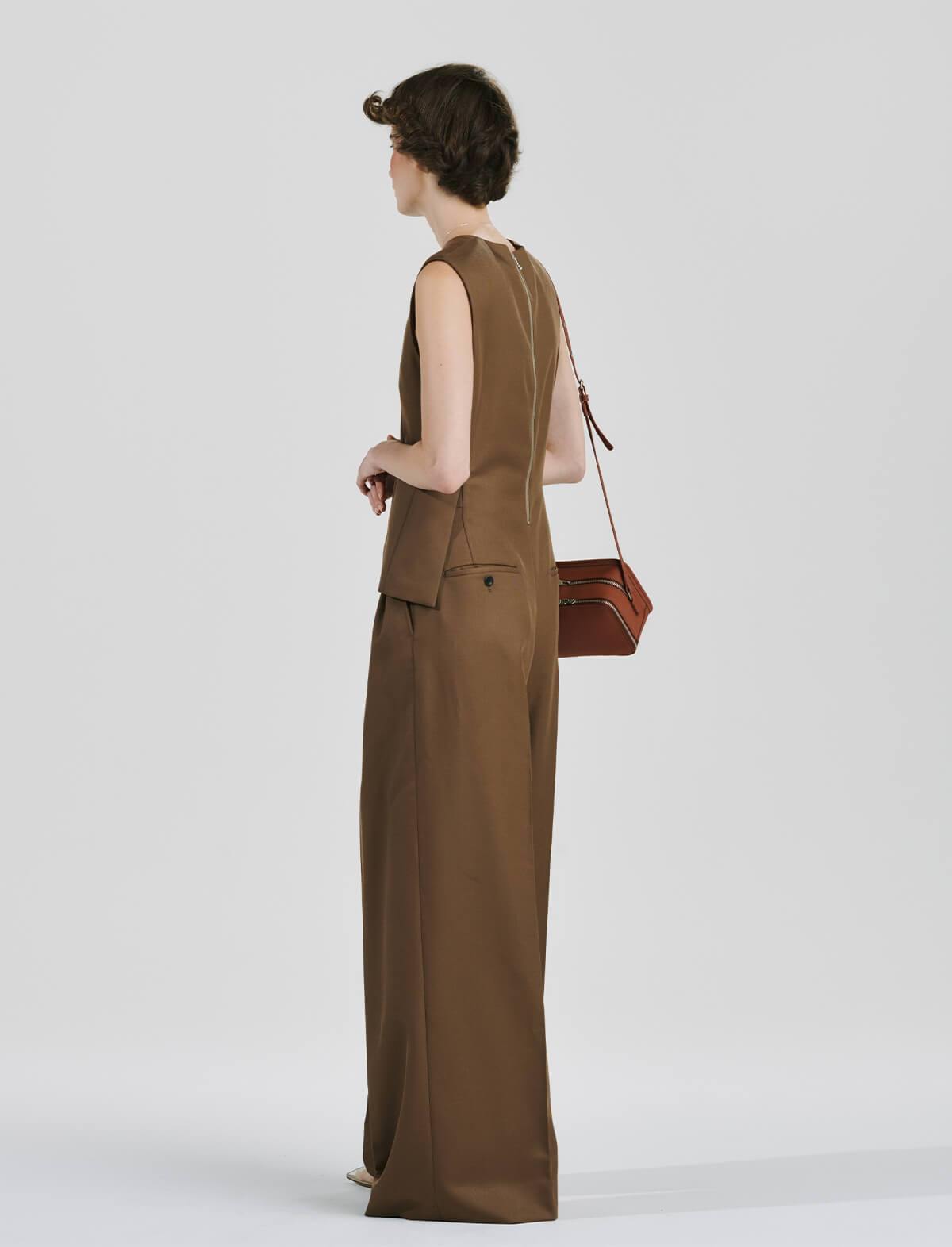 BEAUTIFUL PEOPLE Jumpsuit In Amber Brown | CLOSET Singapore
