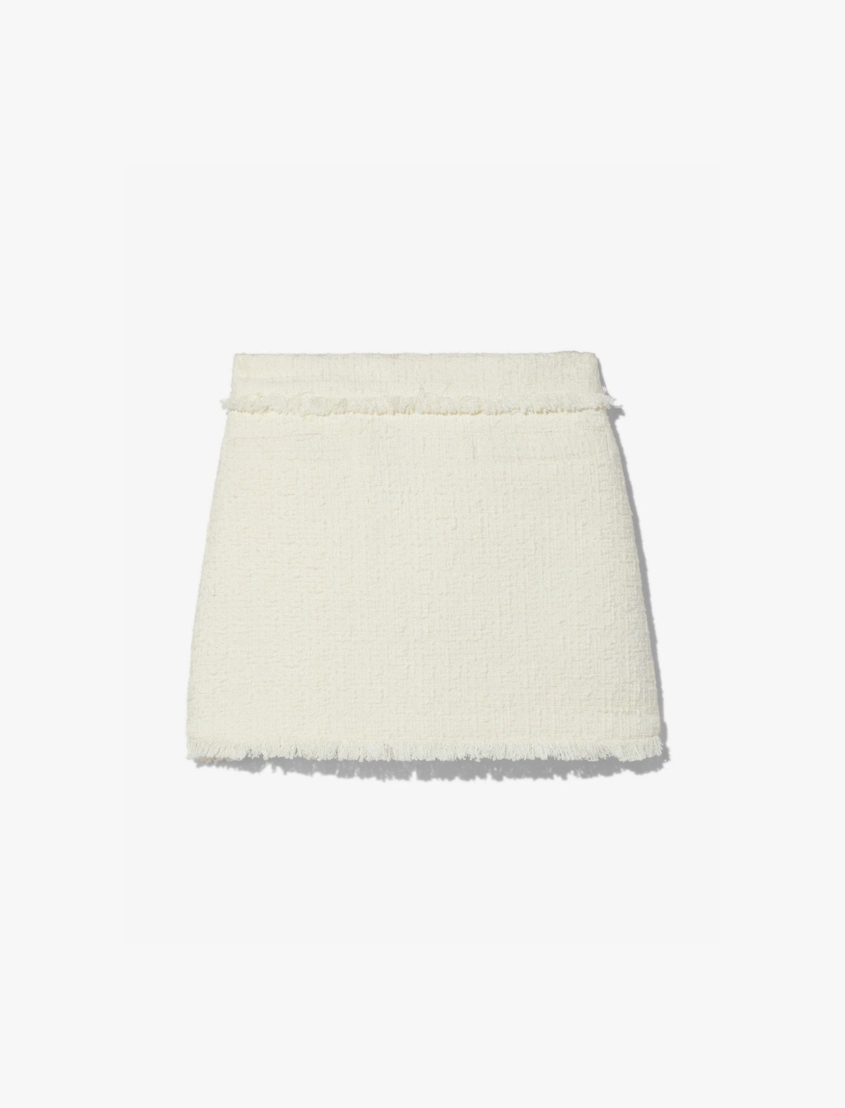 PROENZA SCHOULER WHITE LABEL Tweed Mini Skirt in Off White