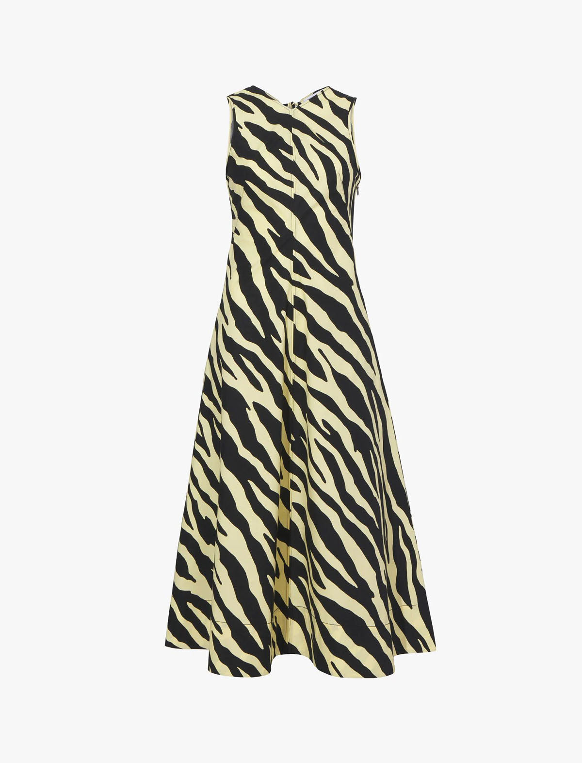 PROENZA SCHOULER WHITE LABEL Sleeveless Dress In Zebra Black/Butter