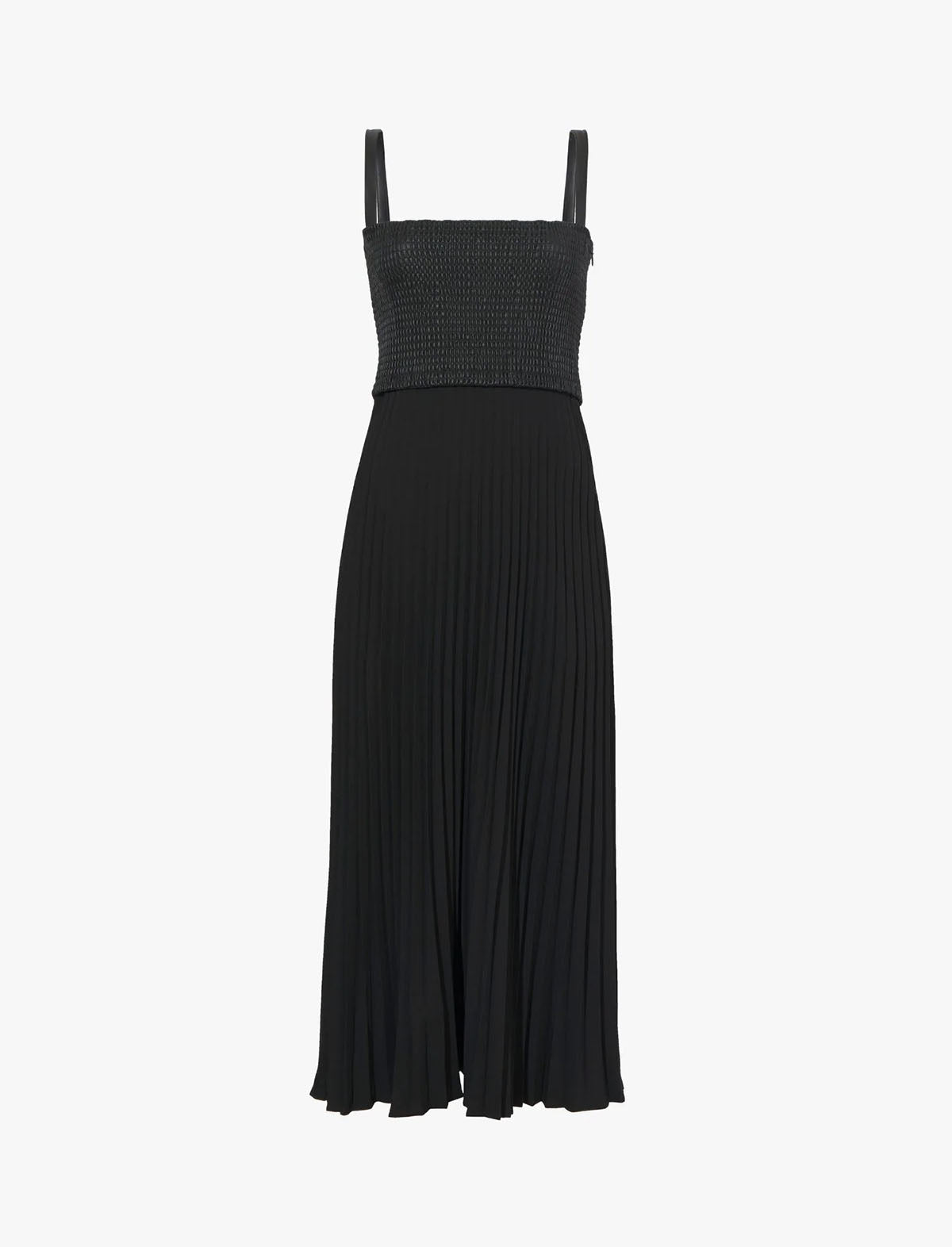PROENZA SCHOULER WHITE LABEL Pleated Tank Dress In Black