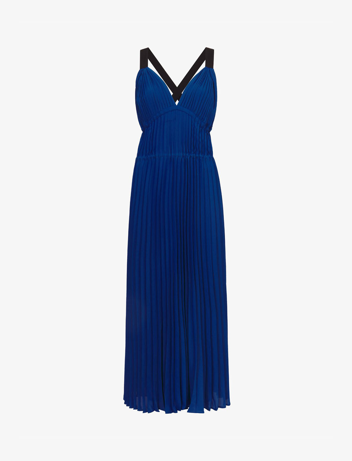 Proenza Schouler White Label Broomstick Pleated Tank Dress in Cerulean