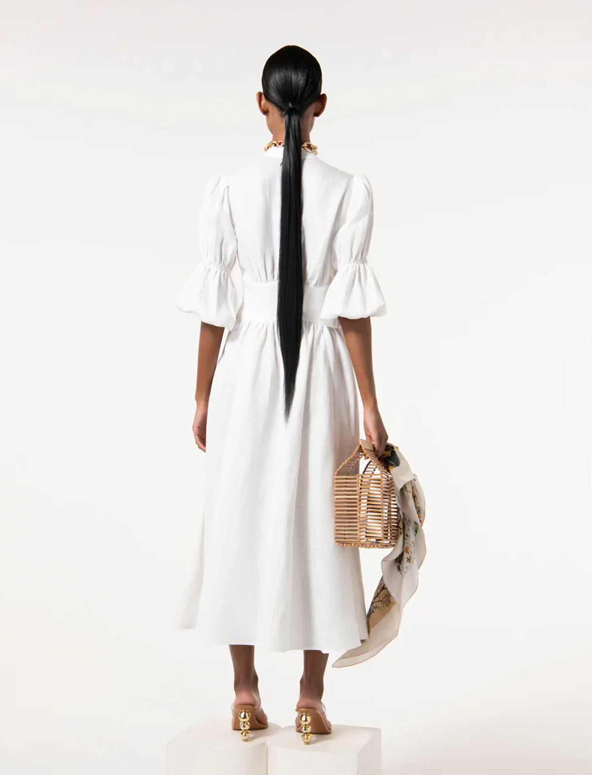 CULT GAIA Willow Dress In White