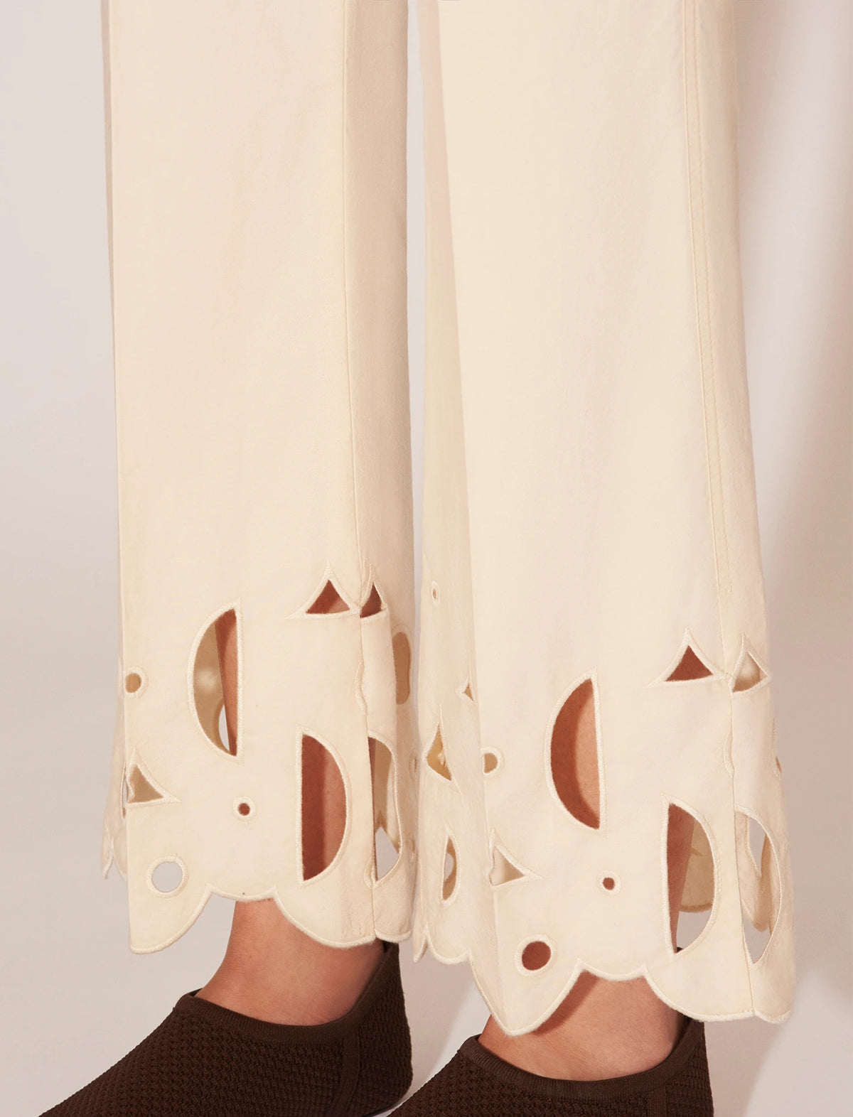 NANUSHKA Zoey Pants in Crème