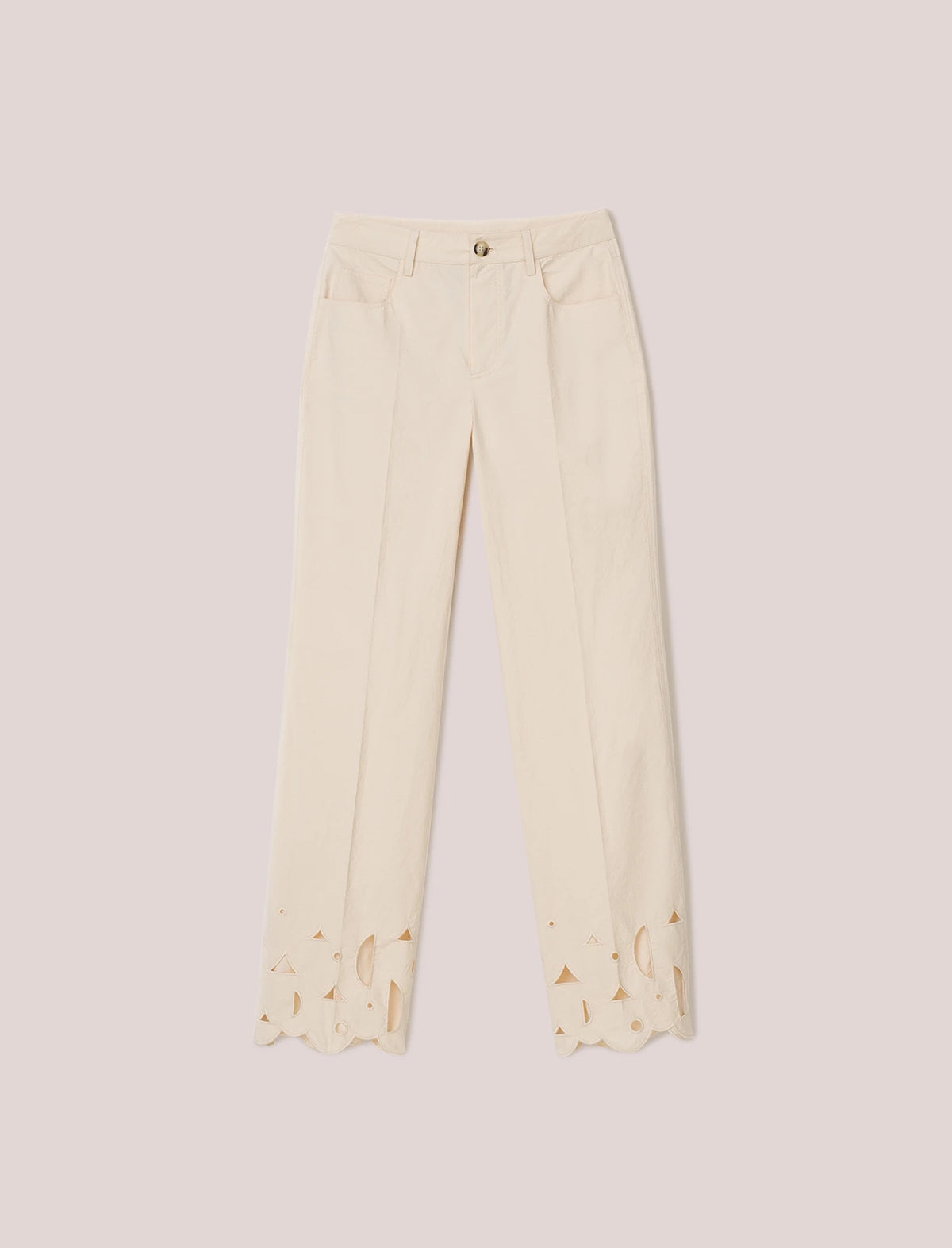 NANUSHKA Zoey Pants in Crème