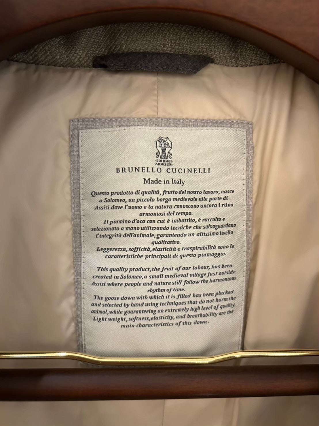 BRUNELLO CUCINELLI Removable hooded vest