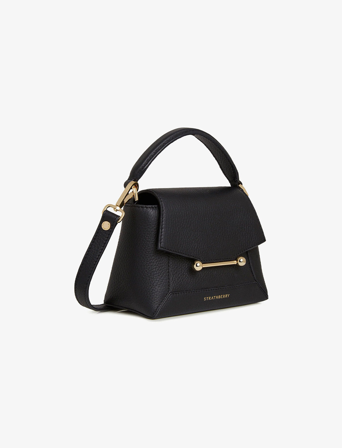 STRATHBERRY Mosaic Nano Bag In Black