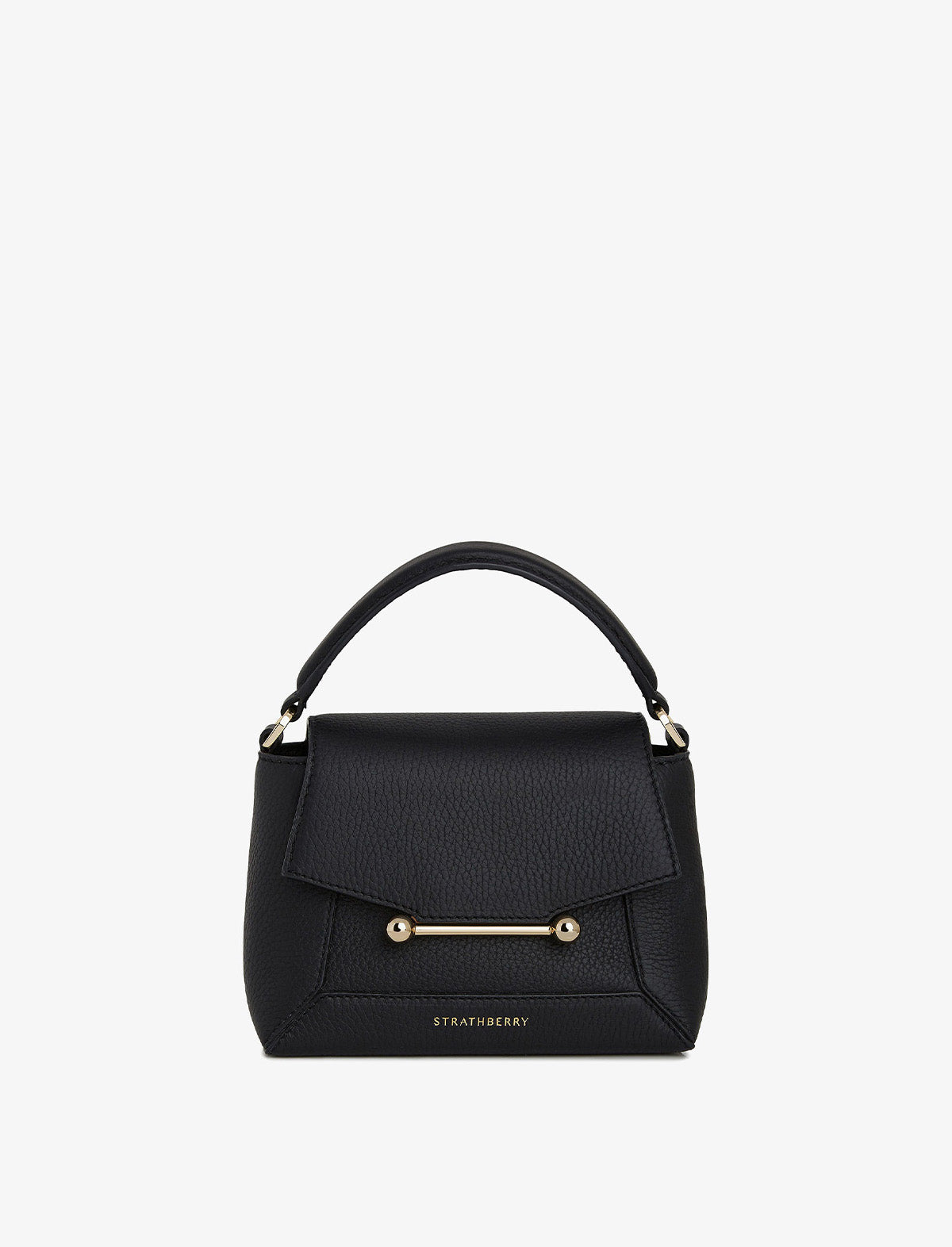 STRATHBERRY Mosaic Nano Bag In Black