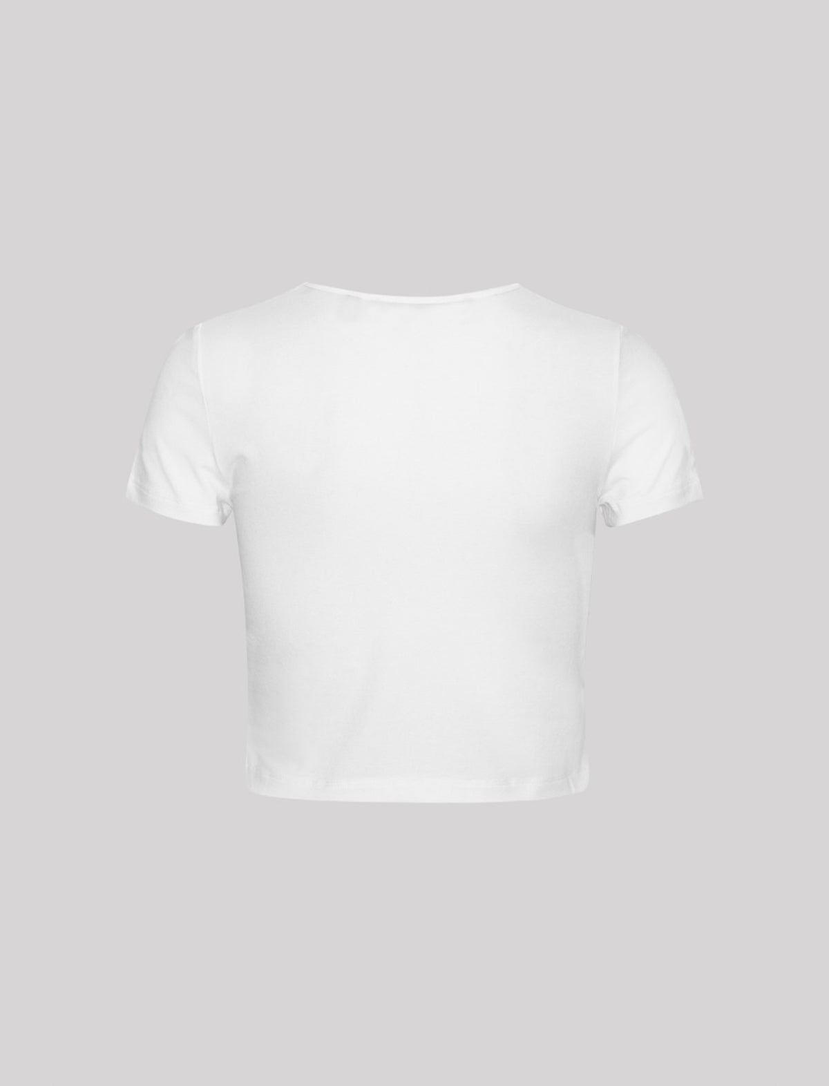 ROTATE BIRGER CHRISTENSEN Cropped T-Shirt In White