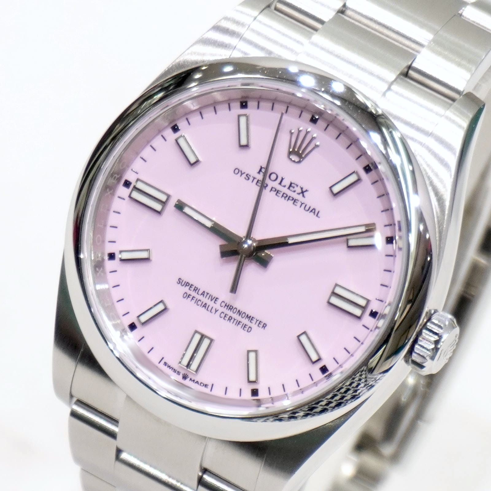 ROLEX OYSTER PERPETUAL 36 CANDY PINK