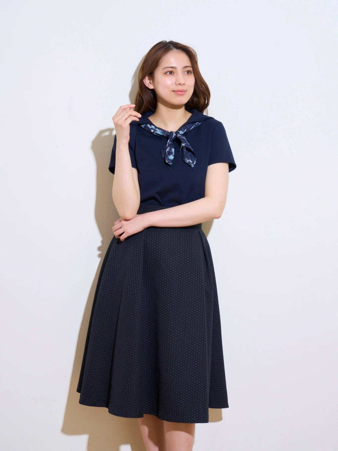 RICORD Flared Skirt In Black