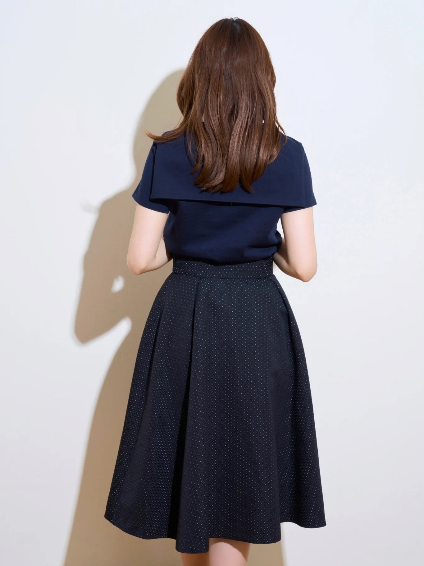 RICORD Flared Skirt In Black