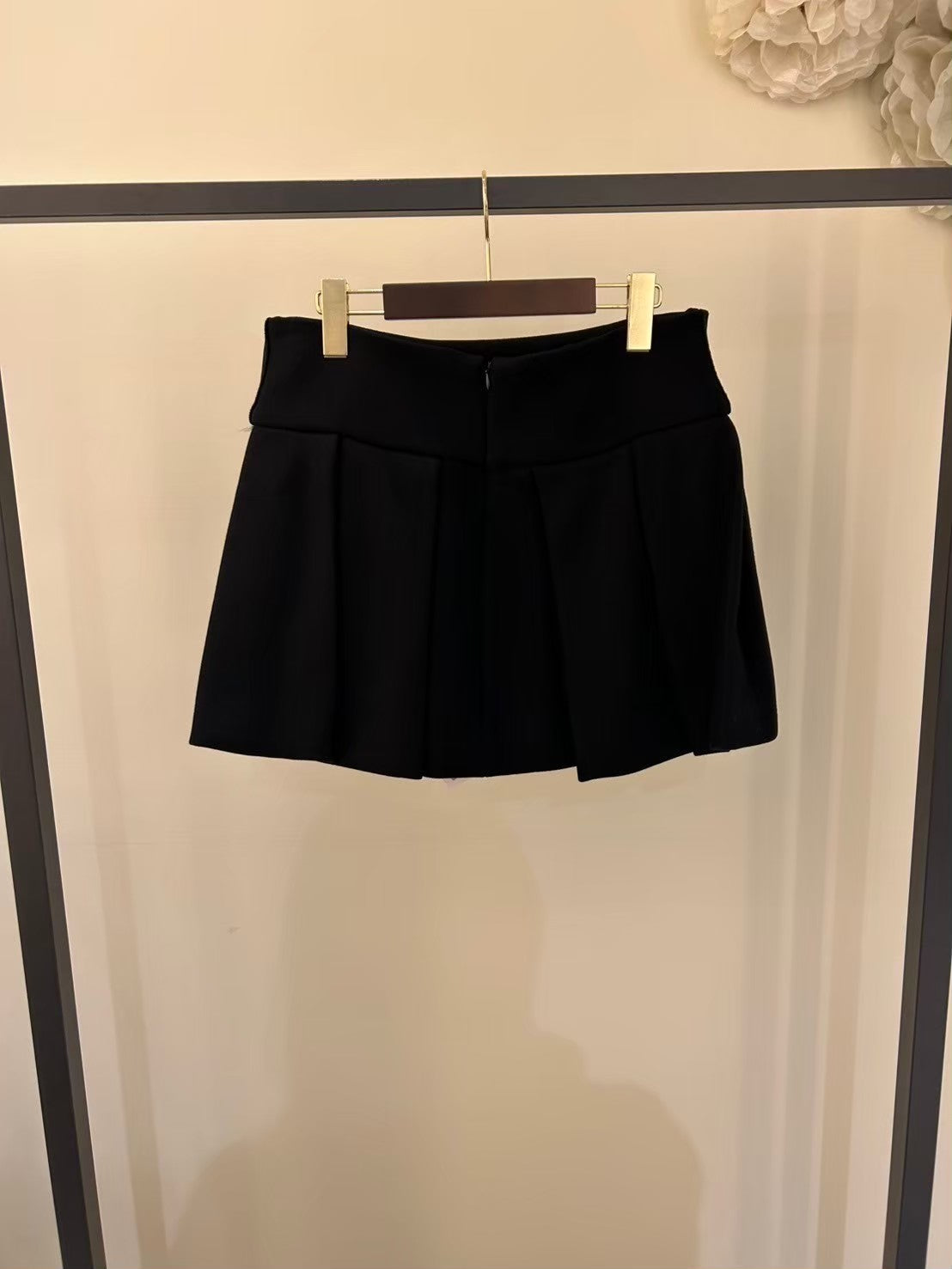 PATOU  mini pleated A-line skirt