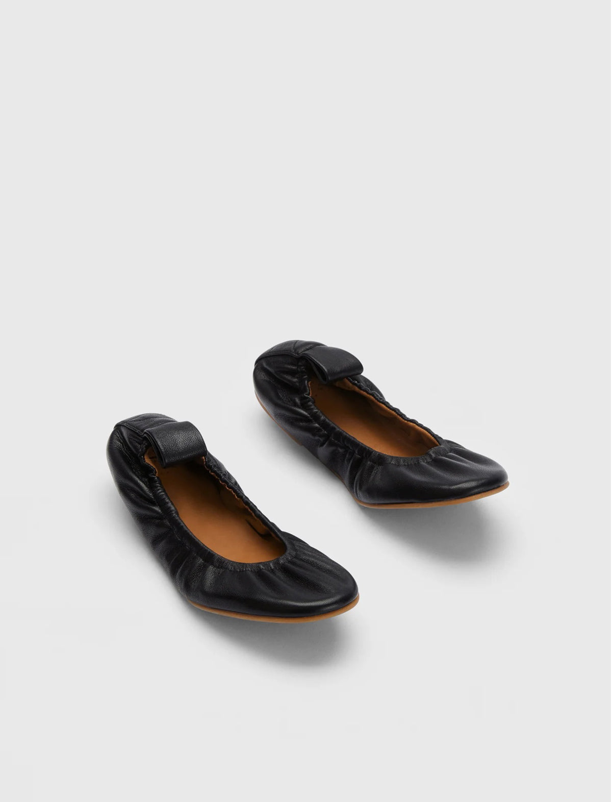 ATP Atelier Teano Nappa Ballet Flats in Black