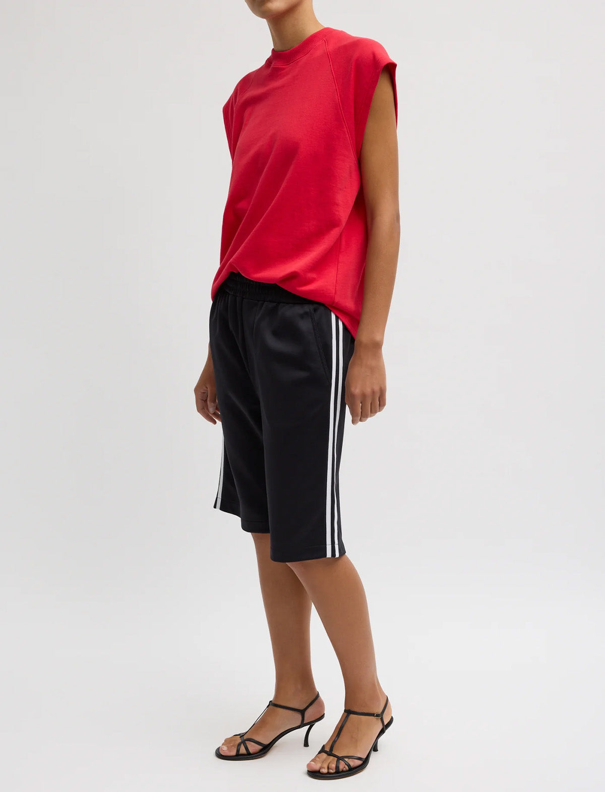TIBI Active Knit Short in Black