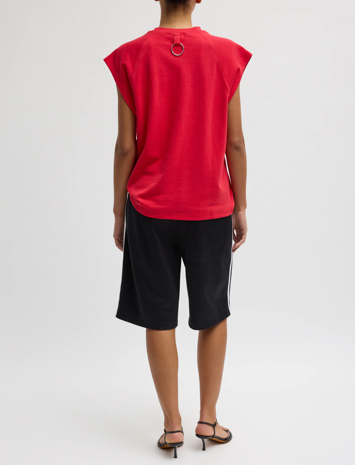 TIBI Active Knit Short in Black