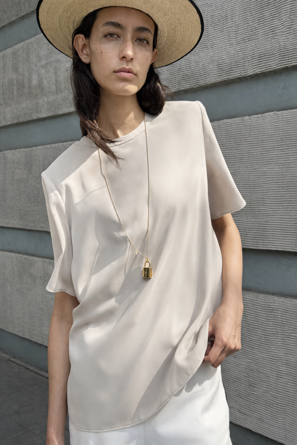 ORR Summer Lu Blouse in Beige