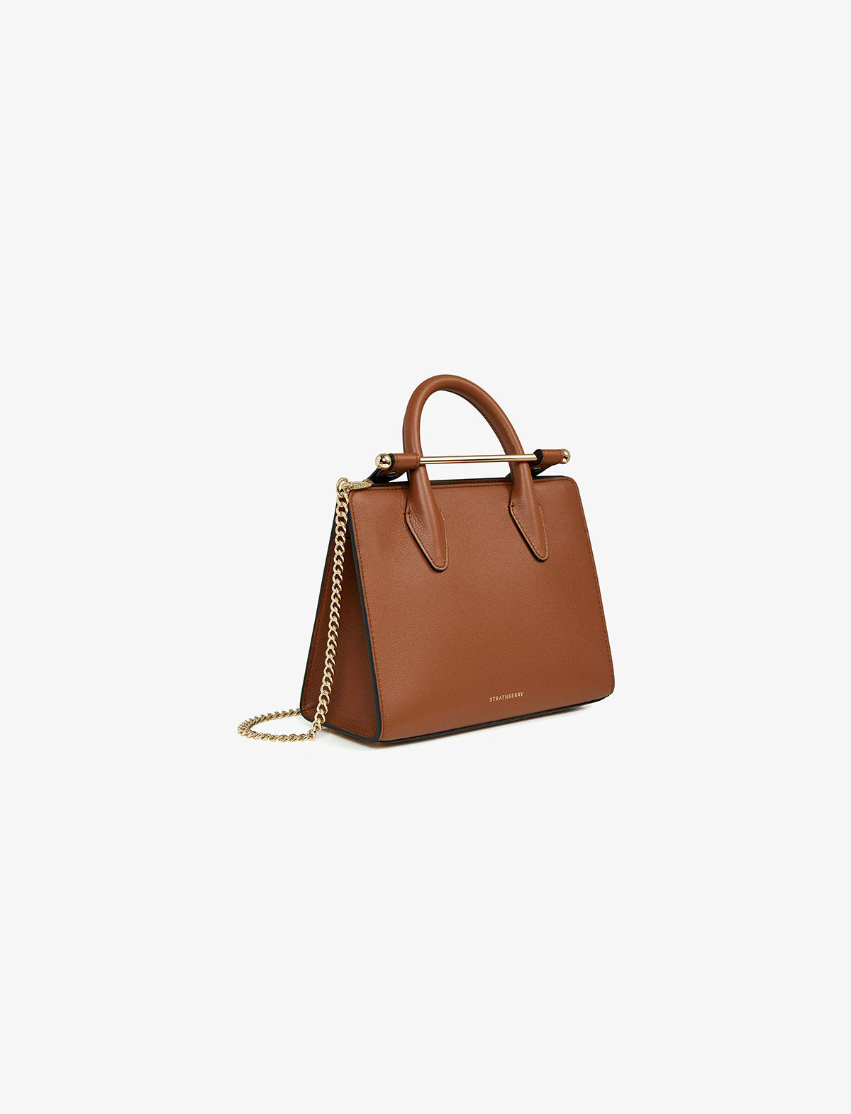 STRATHBERRY Mini Tote Bag in Chestnut