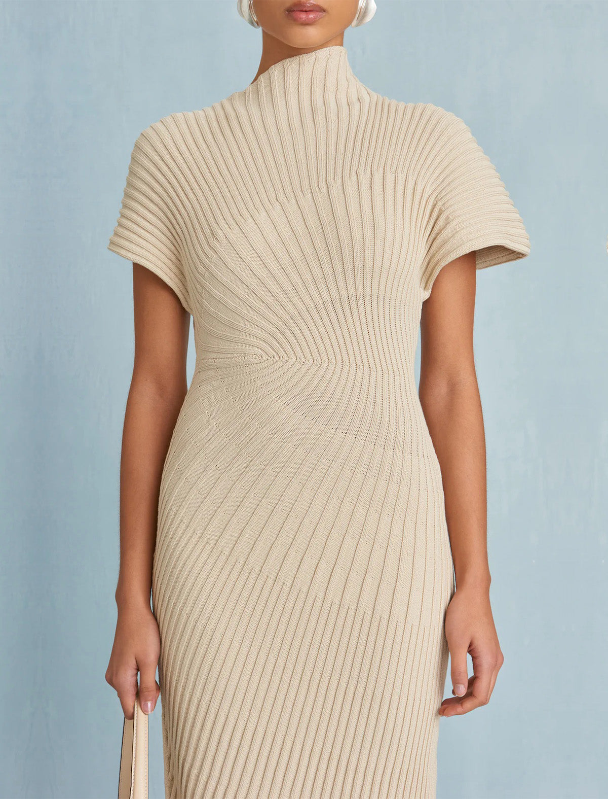 CULT GAIA Chrysta Knit Dress In Beach