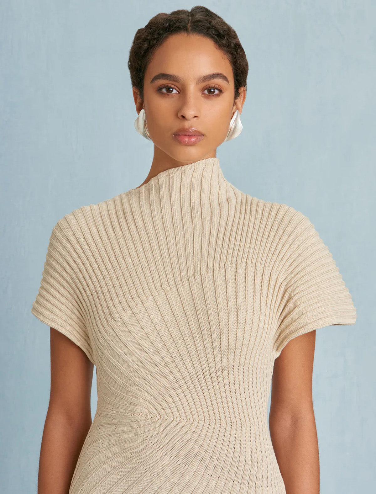 CULT GAIA Chrysta Knit Dress In Beach