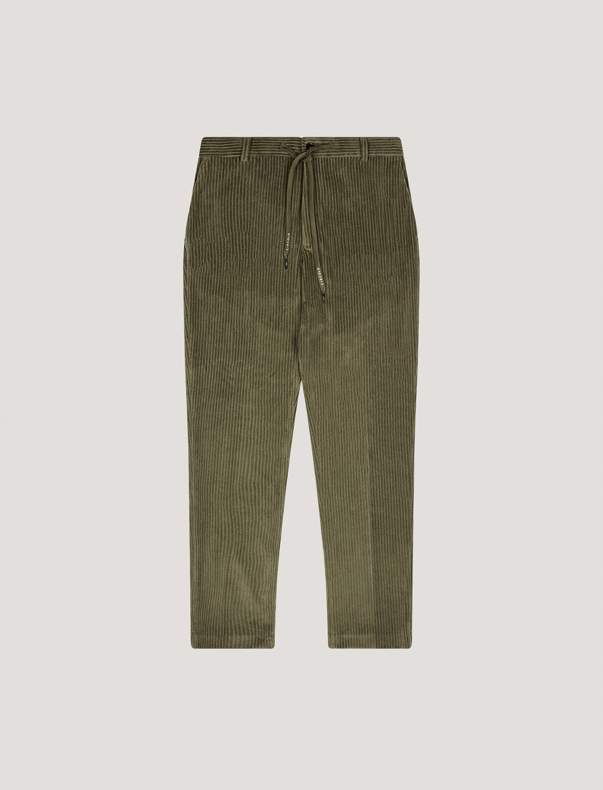 CIRCOLO 1901 Corduroy Coulisse Trousers In Muschio