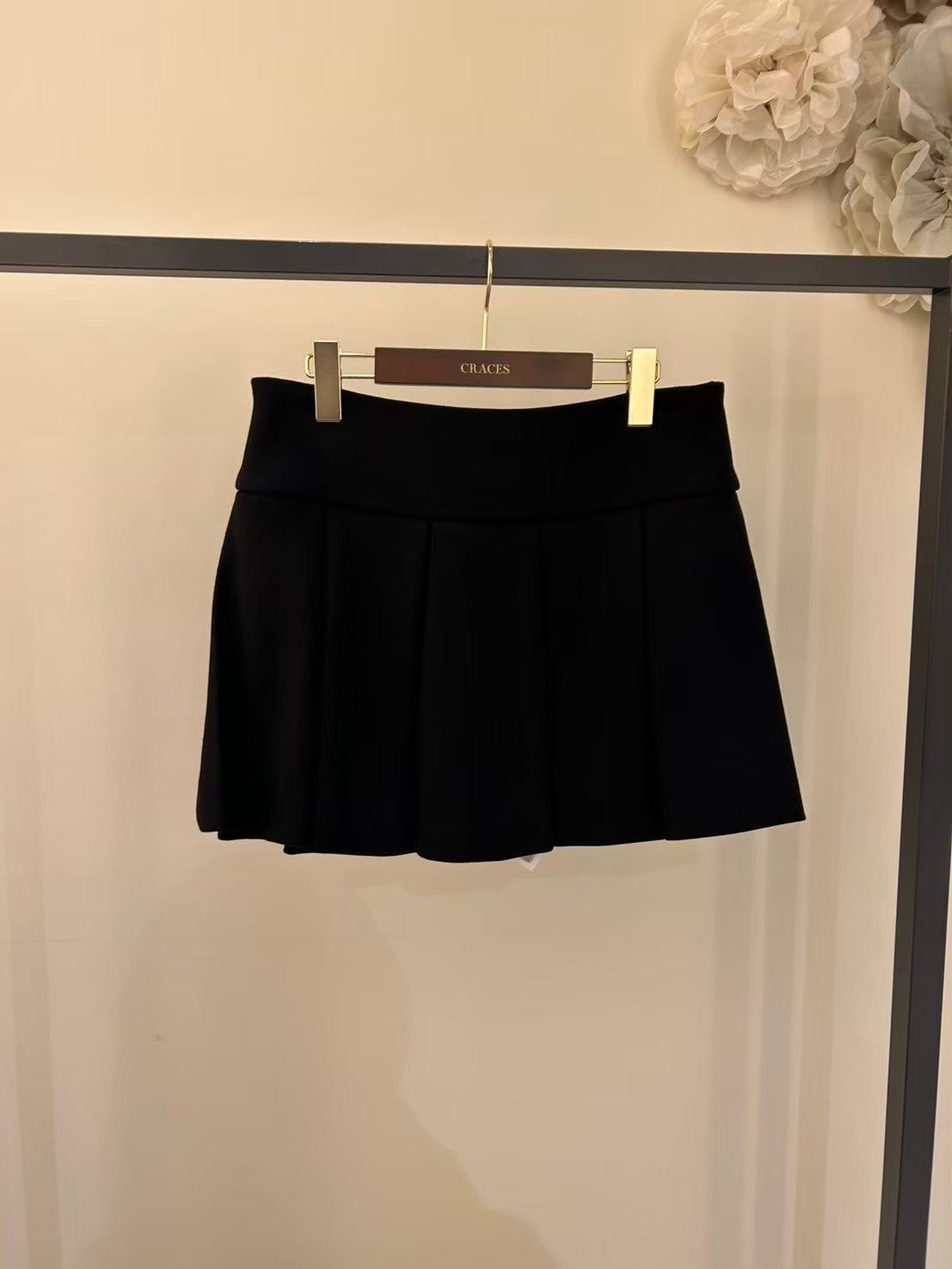 PATOU  mini pleated A-line skirt