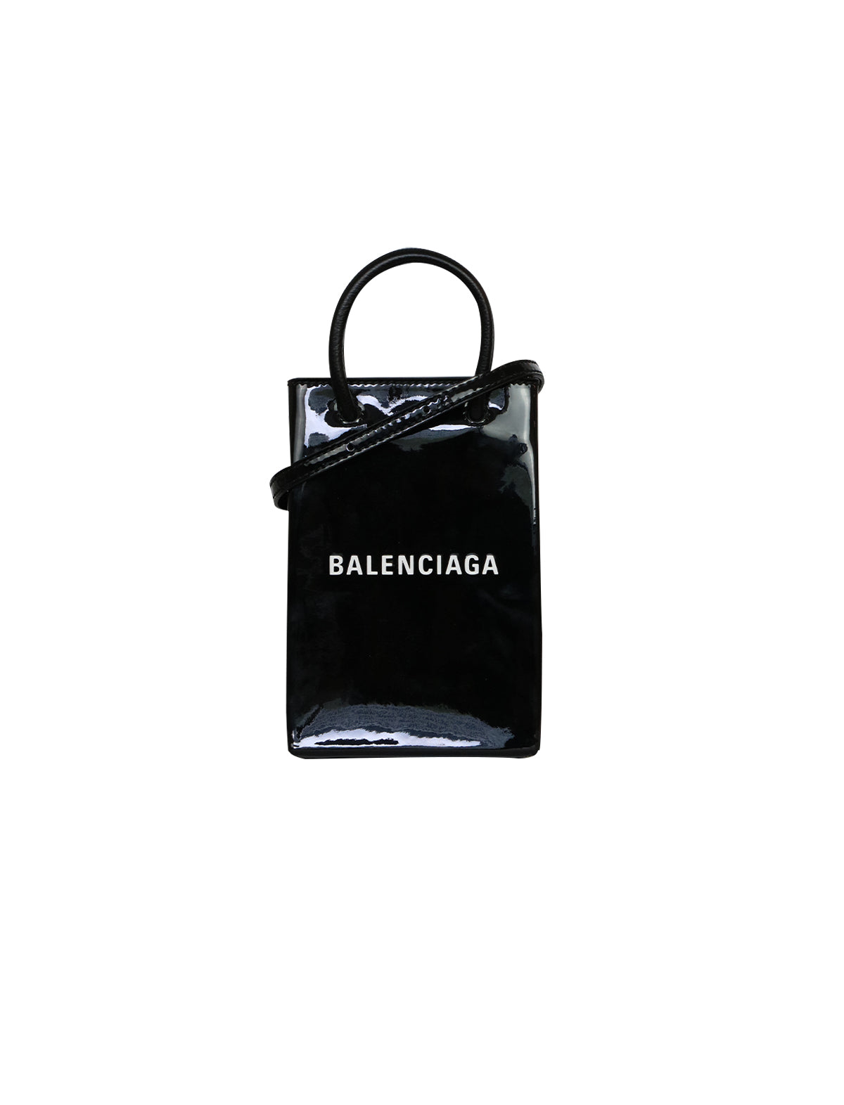 Balenciaga Logo Crossbody Phone Holder