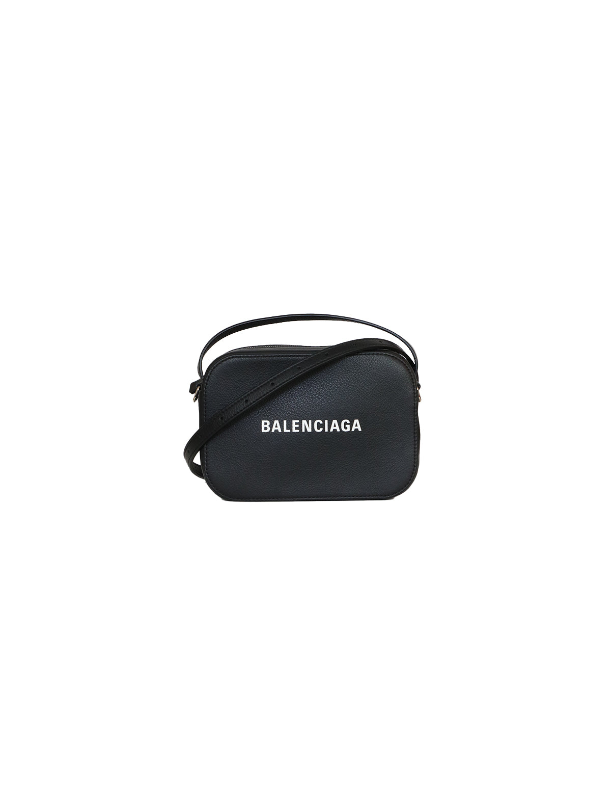 Balenciaga Logo Print Shoulder Bag