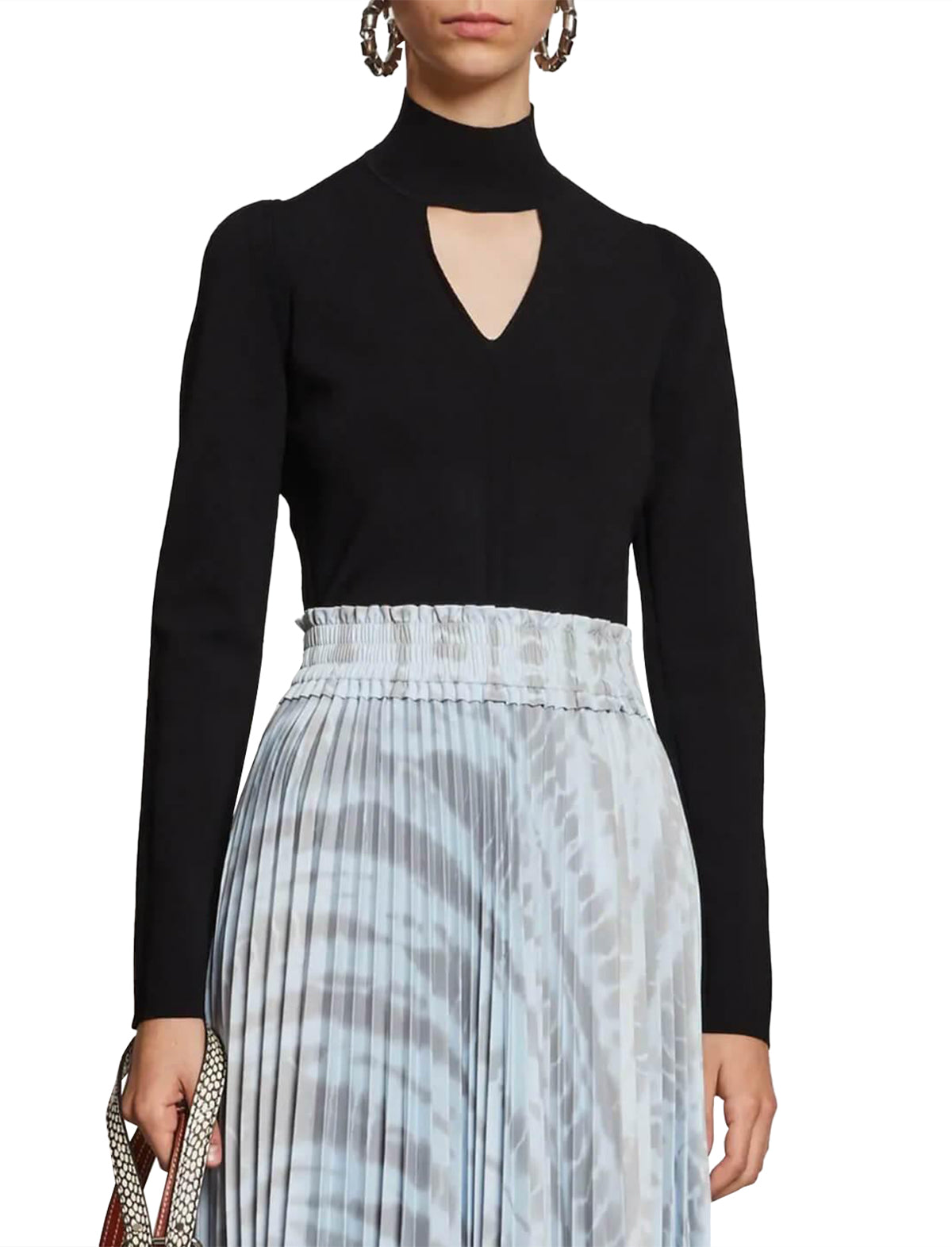 PROENZA SCHOULER WHITE LABEL Knit Turtleneck In Black