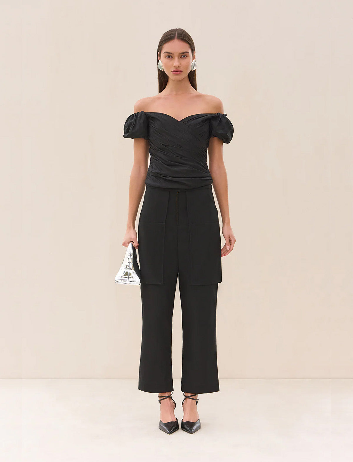 CULT GAIA Helene Top in Black