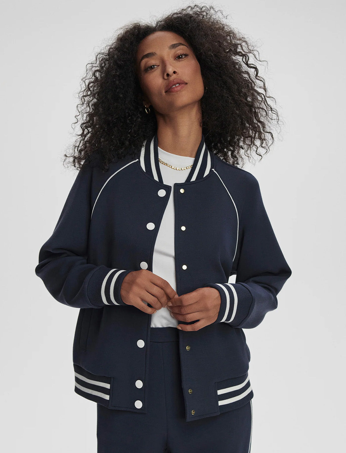 VARLEY Jepson Club Jacket in Navy