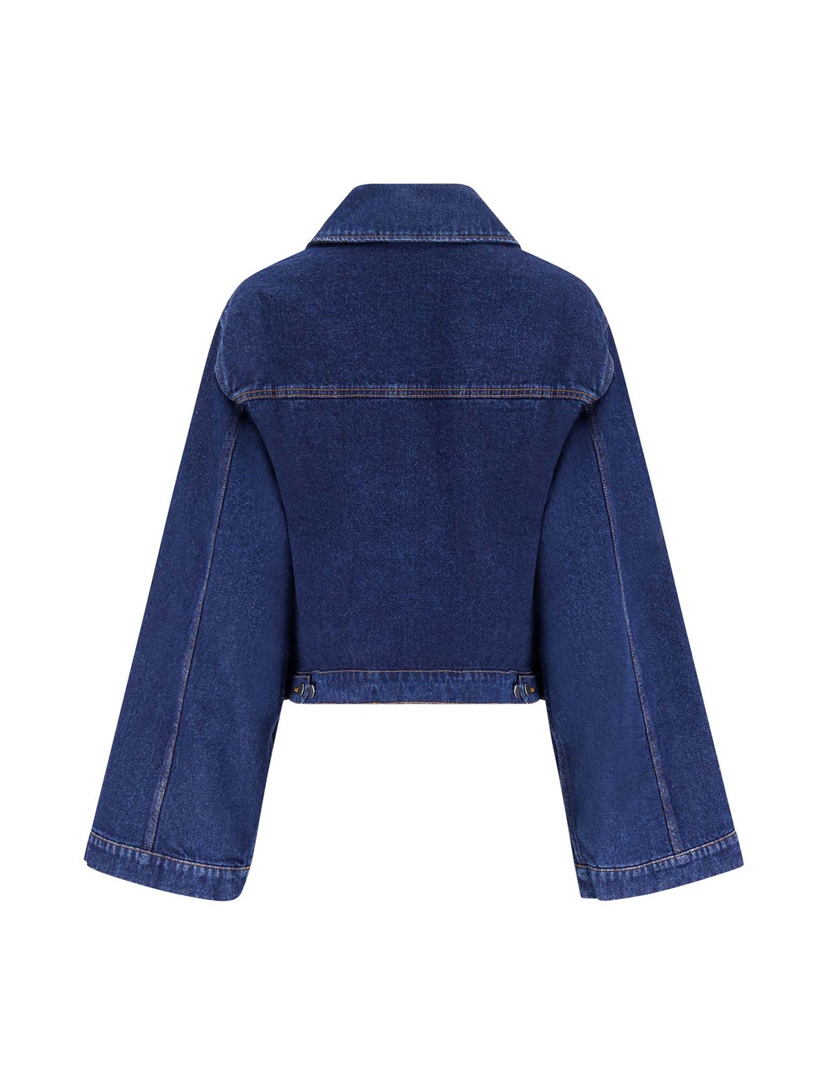 BEAUFILLE Knox Denim Jacket in Blue Wash