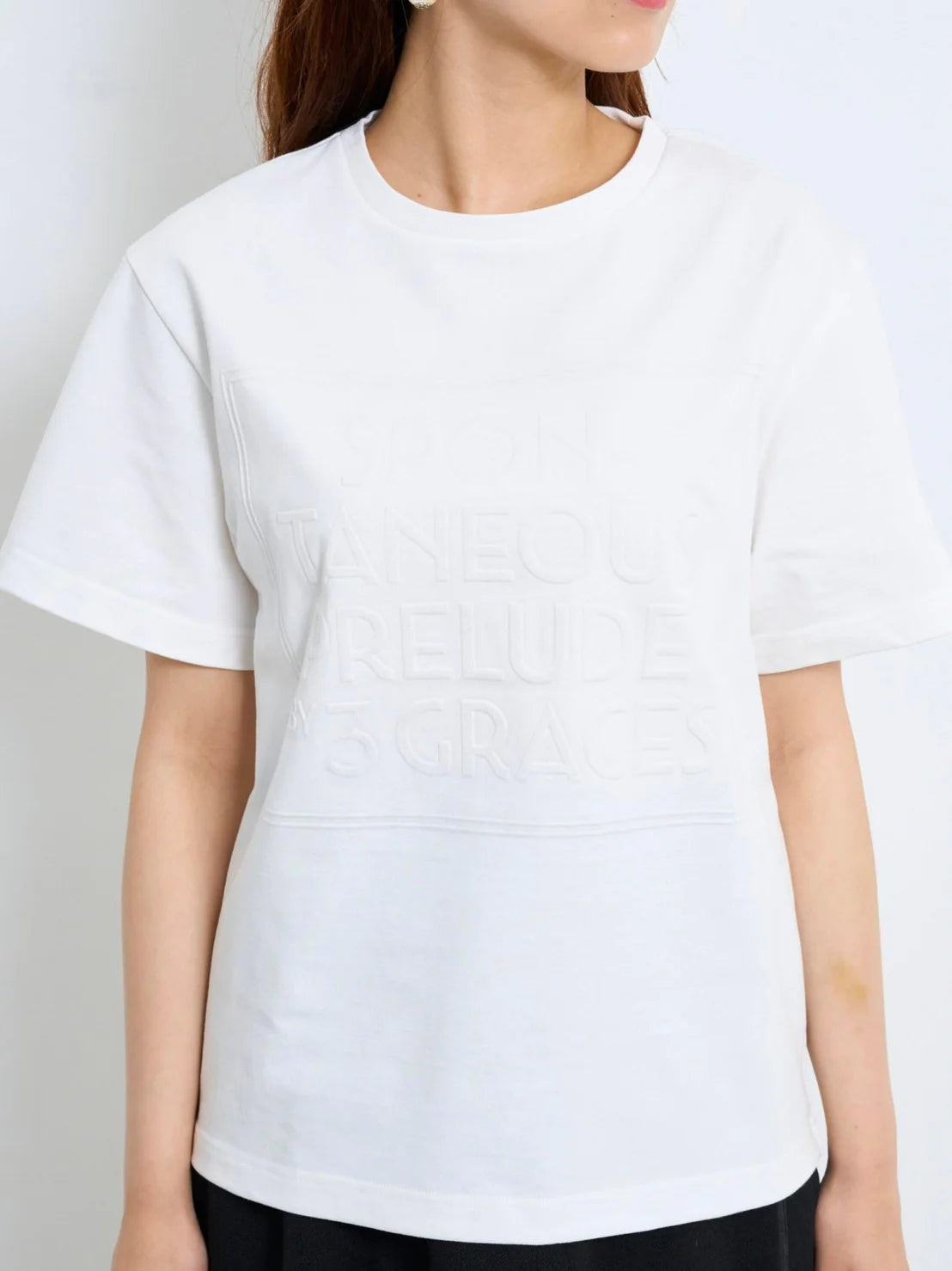 RICORD Embossed T-shirt In White