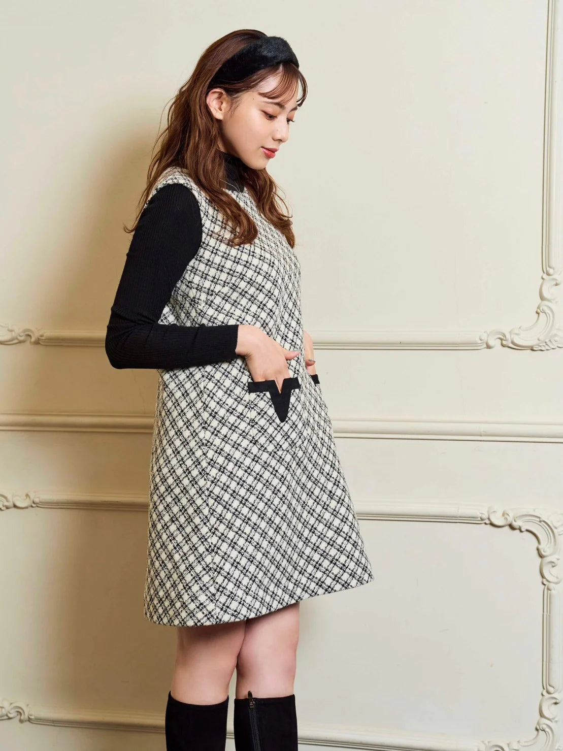 RICORD Tweed Dress