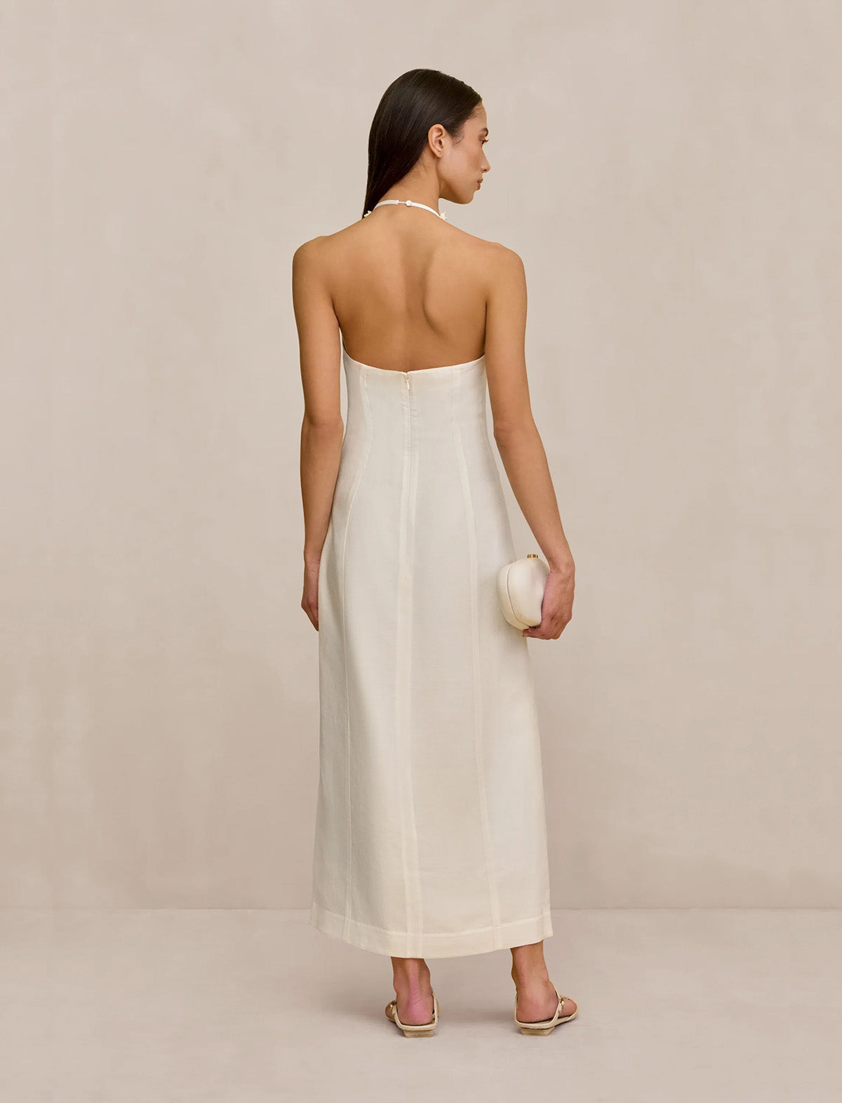 CULT GAIA Lena Dress in Off White
