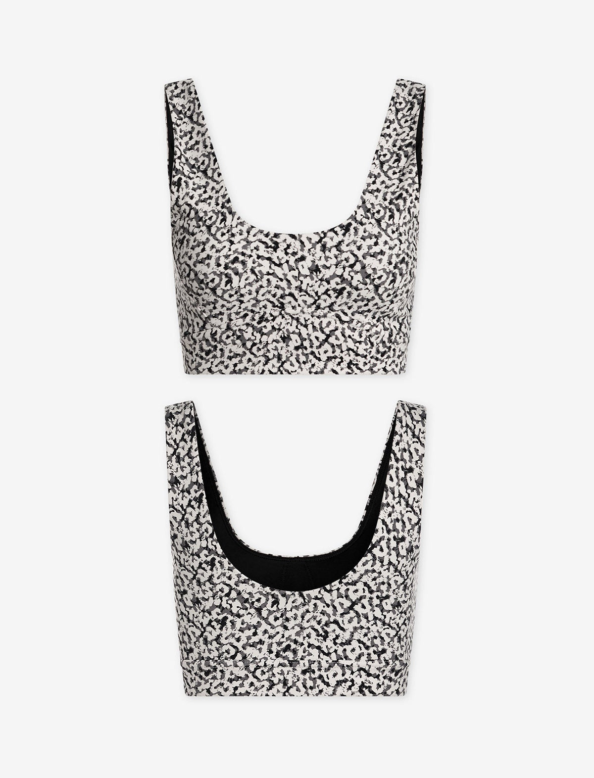 VARLEY Let's Go Elsie Bra In Birch Mix Cheetah