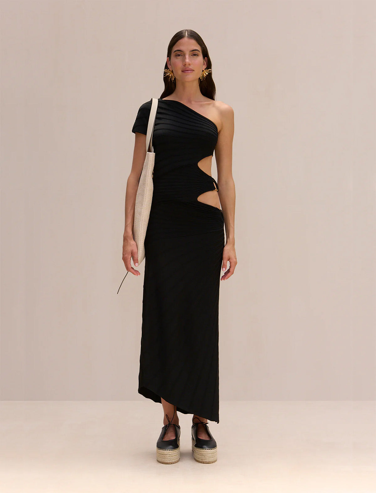 CULT GAIA Lurenz Knit Dress in Black