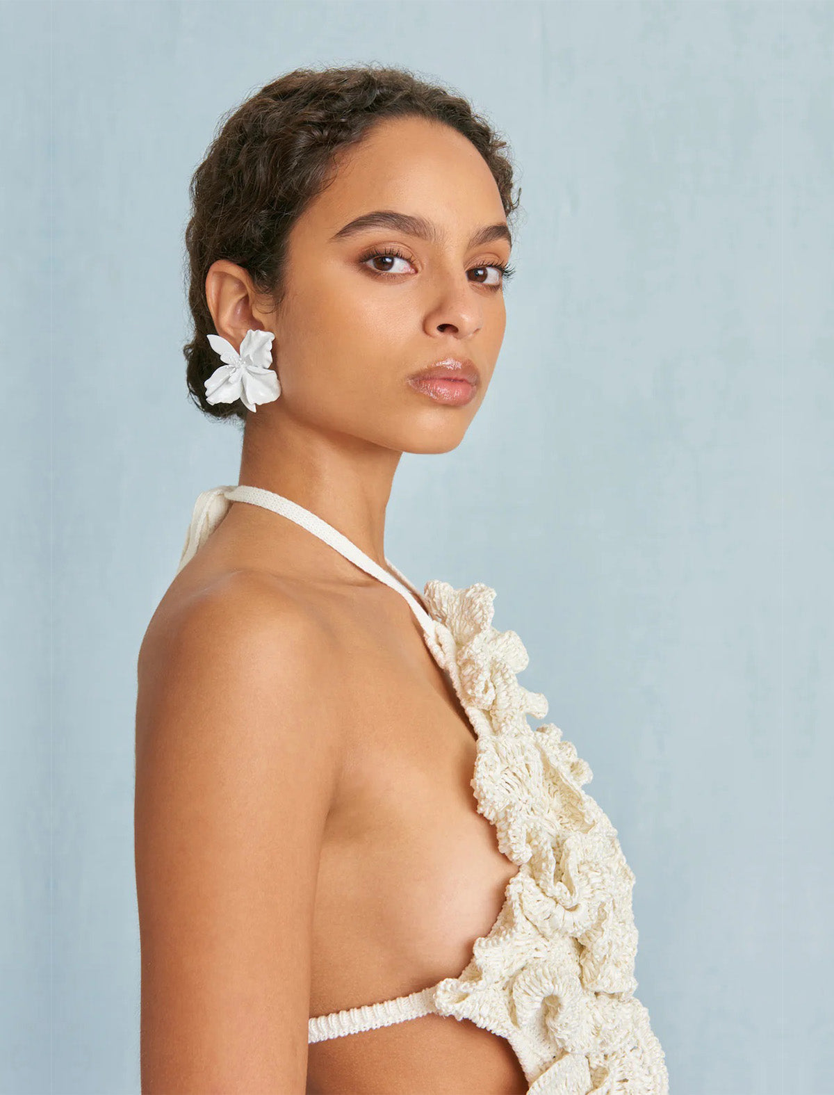 CULT GAIA Mila Earring In White