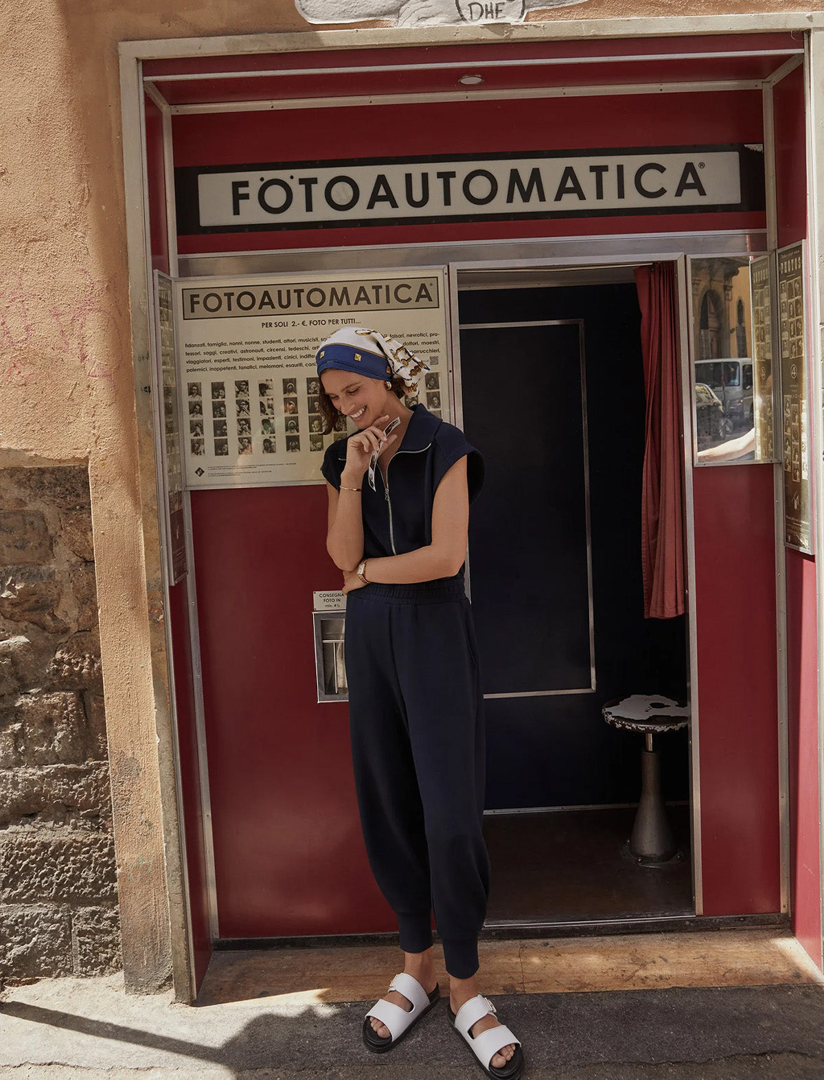 VARLEY Monica Jumpsuit in Navy