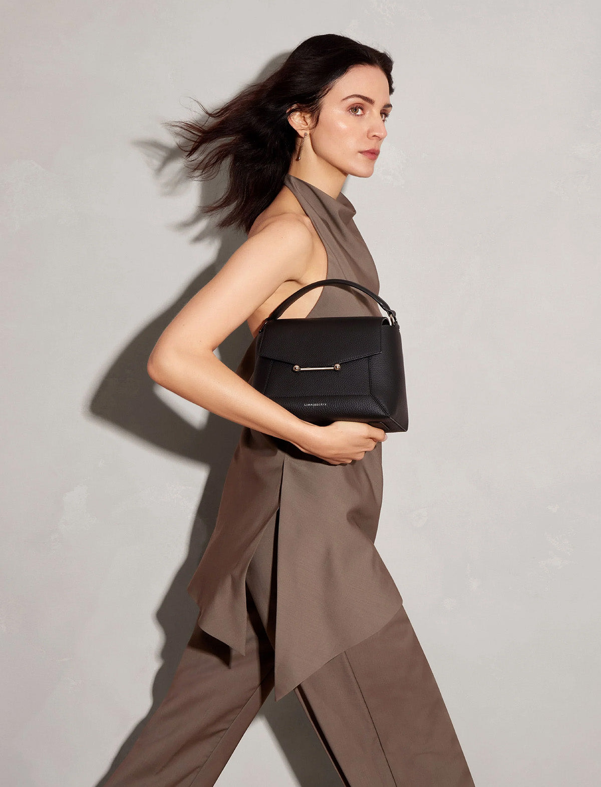 STRATHBERRY Mosaic Bag in Black