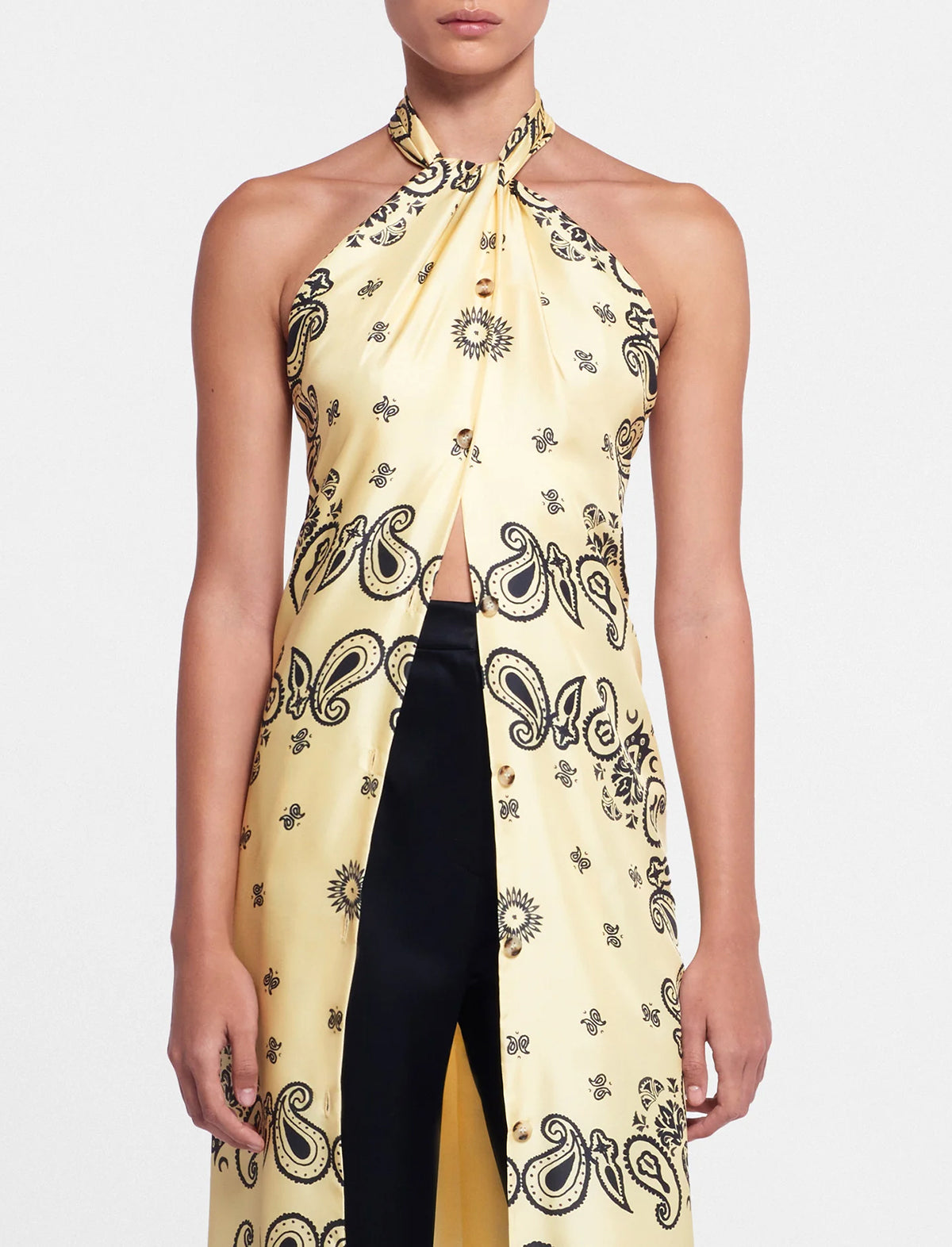 NANUSHKA ELIMA Midi Dress in BANDANA LARGE SCALE