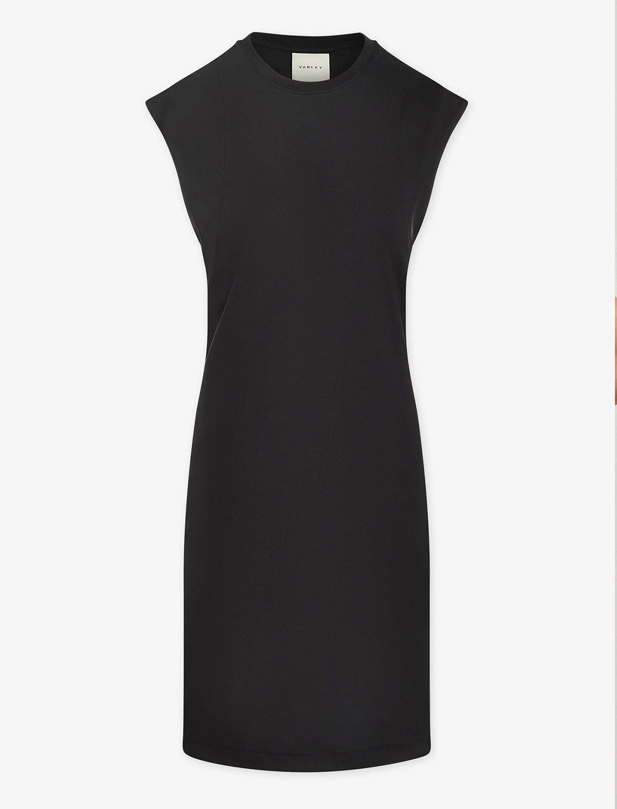 VARLEY Naples Cotton-Blend Dress In Black