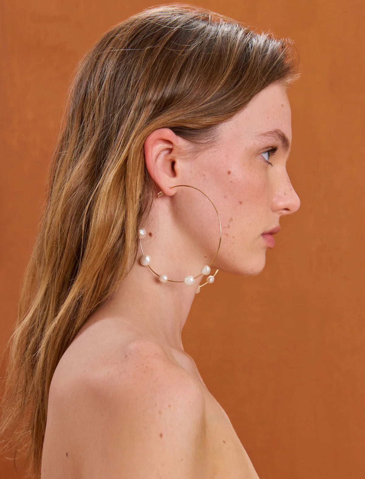 CULT GAIA Nubia XL Earring In Pearl