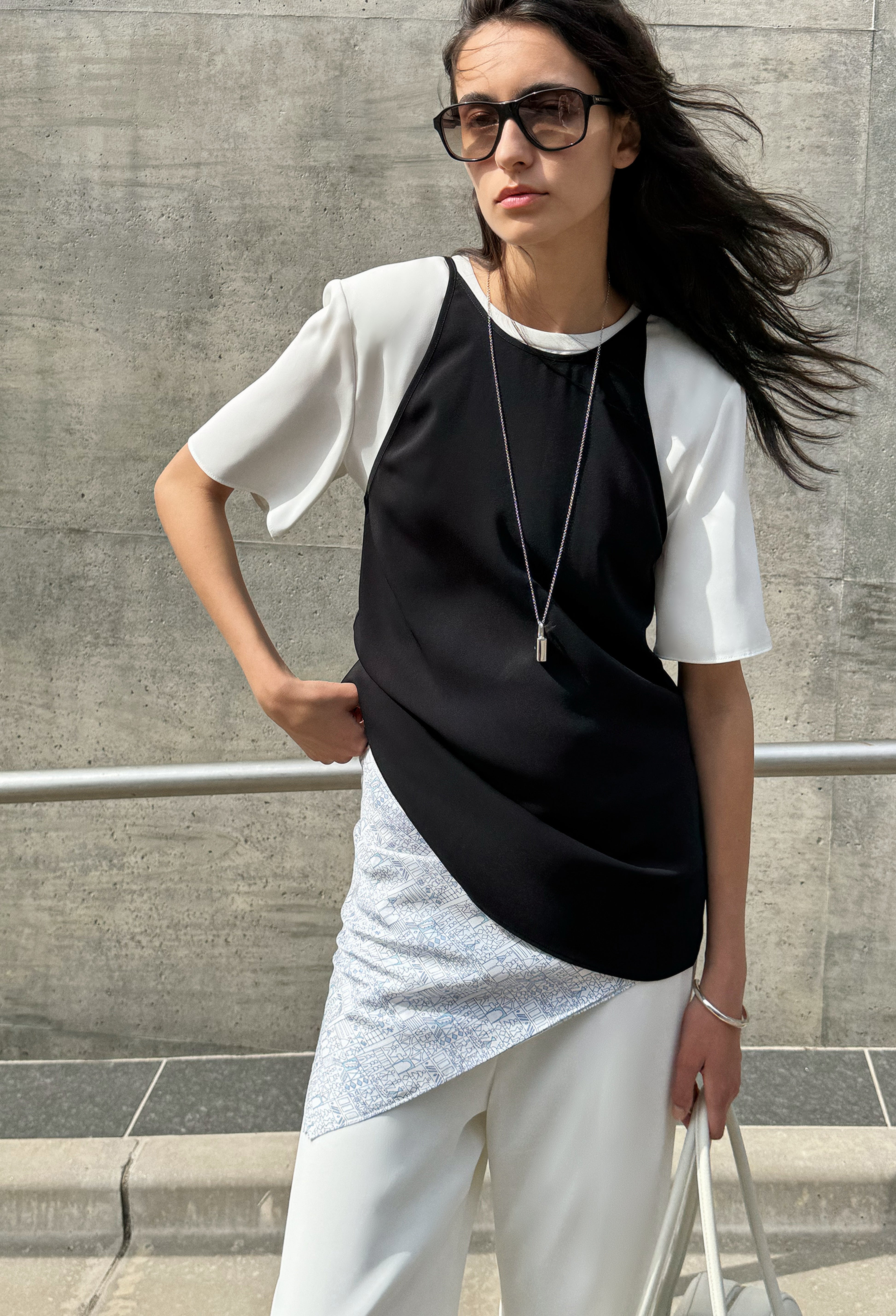 ORR Summer Lu Sleeveless Top in Black