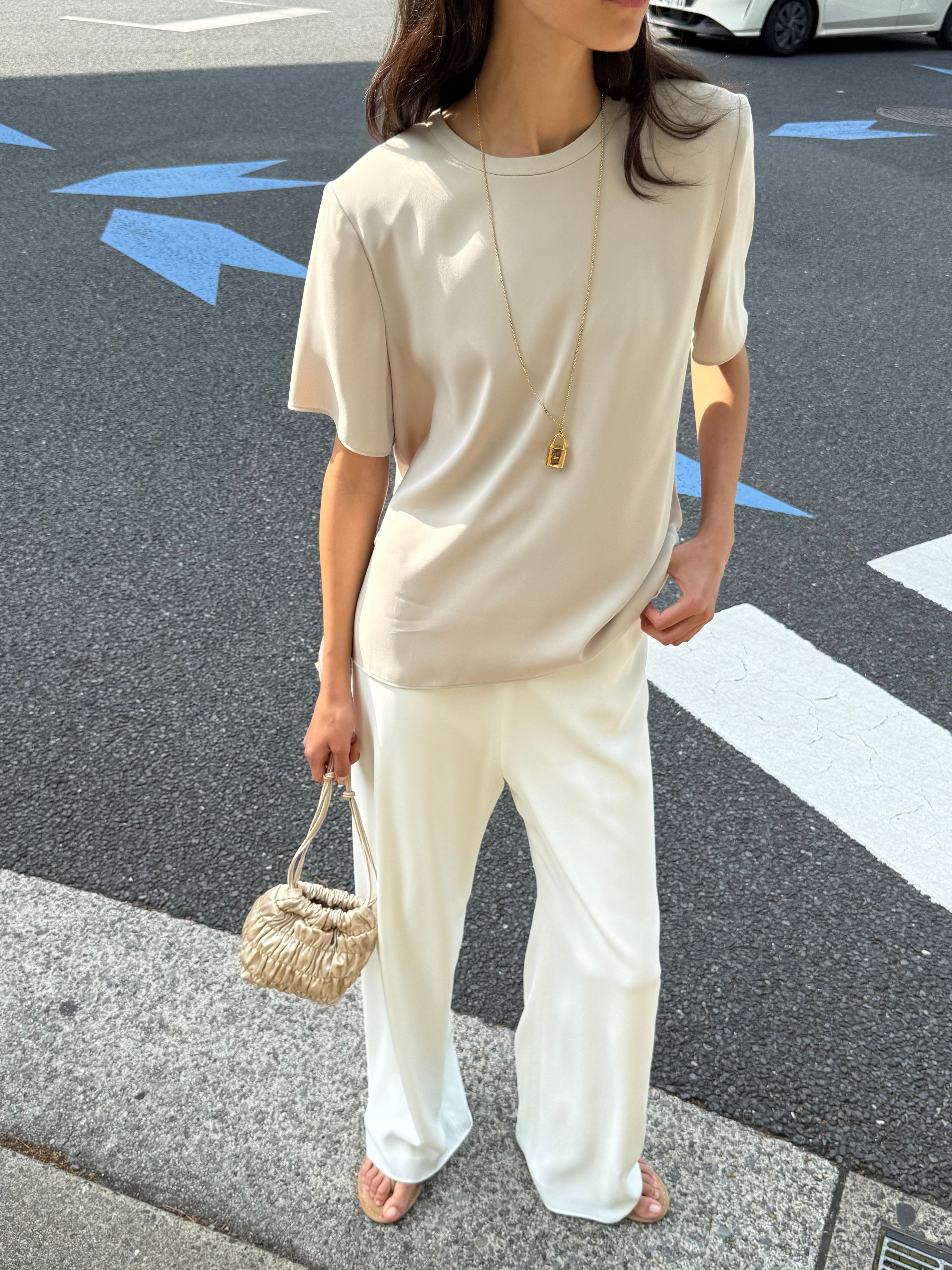 ORR Summer Lu Blouse in Beige