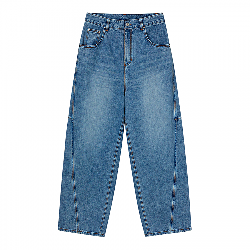 ORR Baggy Washed Jeans in Denim Blue